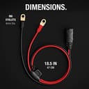 NOCO GC002 X-Connect Connettore con Terminali a Occhiello M6 per Caricabatterie NOCO Genius Smart - 7