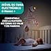 Chicco Next2Dreams Carrusel Móvil Bebé con Luces y Música - 3 en 1 Compatible con la Cuna Next2Me o Minicunas Colecho, Efectos de Sonido, Proyector de Luz Nocturna y Música Clásica 0+ Meses, Rosa - 3