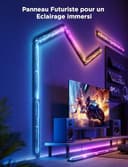 Govee RGBIC - Lampada da parete a LED per gaming Glide Wall Light, con forme e colori fai da te, 60 + effetti di scena, compatibile con opaco e Alexa, luce da gioco, 3pcs e 1 angolo - 2