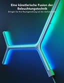 Govee Glide Y Lights, RGBIC LED Gaming , Smart Home DIY Kreative Deko Lights mit Musik Sync & 40+ Szenenmodi, Wi-Fi Wandleuchten für Wohnen, Schlafzimmer, 7er Pack - 2