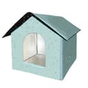 Cat Kennel – House Closed Waterproof to Rain – Den Shaped Cat Bed – for Kittens Calming Puppies During Sleep Travel Animals Winter Home Indoor and Outdoor Use - 9