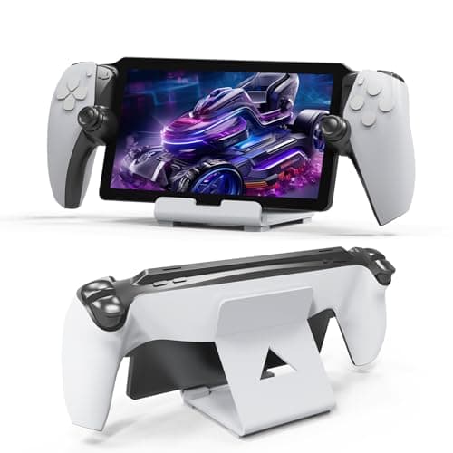 GMUJIAO Supporto per Sony Playstation Portal,Supporto Antiscivolo per Sony Playstation Portal,Gaming Stand Portatile Antiscivolo per Accessori-Bianca