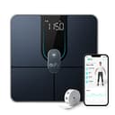 eufy Personenwaage, Smart Scale P2 Pro, Digitale Körperfettwaage WLAN/Bluetooth, 16 Messwerte inkl. Gewicht, Herzfrequenz, Körperfett, BMI, Muskel-/Knochenmasse (Schwarz) - 1