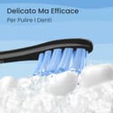 Oclean spazzolino elettrico sonico Flow Gift Set, Ricarica ogni 180 giorni, 5 Modalità, Impermeabile IPX7, Timer da 2 minuti, 6 Testine DuPont™, Custodia da viaggio, Nero - 6