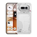 Nothing Phone (4a) - 50 MP Triple Camera with Up To 70X ultra Zoom, Transparent Design Smartphone, Long Lasting Battery and 50W Fast Charge, 120Hz AMOLED Display and Glyph Bar, 8GB + 256GB - White - 1