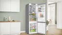 Bosch KGN494ICF Serie 4, Frigorifero combinato da libera installazione, Total No Frost, VitaFresh XXL: Spazio extra-large per i tuoi cibi freschi, PerfectFit, Luce LED, Acciaio, 203 x 70 cm - 4