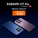 XIAOMI 17T Pro, Smartphone 12+512 GB, 6.83" 144Hz eye-care display, 7000mAh (typ) Silicon-carbon Battery, Leica 5x Telephoto, 100W HyperCharge, Deep Blue, 1 year extra warranty - 2