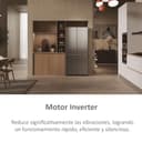 Haier Cube 83 Series 3 HCR3818ENMM - Frigorífico 4 Puertas, Display LED, Función Cooling y Freezing, 467L, Tiradores Integrados, Total No Frost, Ancho 83cm, Motor Inverter, Luz LED, Inox - 5