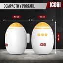 ICODI Baby Rocker Harmony – Mecedora Automática para Hamaca Bebé con Bluetooth, Balancín Bebé Universal para Cochecito y Cuna con Sonidos Relajantes, Recargable USB-C 1200mAh, Balanceo Ajustable - 7