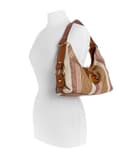 GUESS Schultertasche Camden Shoulder Bag Cognac Multi braun - 2