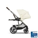 CYBEX Gold Cochecito Balios S Lux, Posición Reclinada Ergonómica, Sistema de Arnés con Una Sola Mano, Desde el Nacimiento Hasta 22 kg (Aprox. 4 Años), Seashell Beige - 9