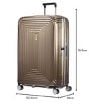 Samsonite Neopulse - Spinner L, Koffer, 75 m, 94L, Braun (Metallic Sand) - 8