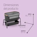 Maxi-Cosi Iora Cuna Colecho Bebe, Co-Sleeper, 0 - 6 meses, máx. 9 kg, 4 Posiciones de Inclinación y 5 de Altura, Fácil Deslizamiento, Cómodo Colchón, Amplia Cesta, Fácil Transporte, Essential Graphite - 7