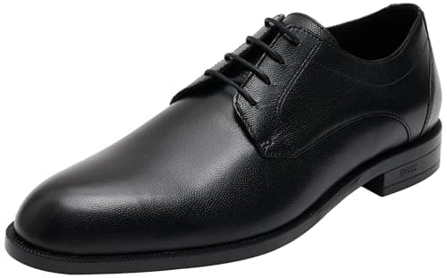BOSS Men's Tayil_derb_grpr Derby, Black 1, 44 EU