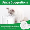 STFALI 5 Stück Katzenbrunnen Filter, Kompatibel mit PETKIT Trinkbrunnen Unit 3.0, mit Harz und Aktivkohle, Ersatzfilter für Petkite Eversweet Solo 2/Solo SE/Eversweet 3 Pro/2S/3 & CYBERTAIL - 4