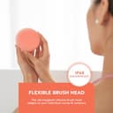 FOREO LUNA 4 body Peach Perfect - Massage Body Brush - Whole Body Cleanser & Exfoliator - Exfoliating Body Scrubber - for Lymphatic Drainage & Ingrown Hair Treatment - Waterproof - USB-Rechargeable - 5