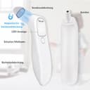Berrcom Fieberthermometer Kontaktlos Stirn-und Ohrthermometer Digitales Medizinisches Thermometer Infrarot Stirnthermometer für Baby, Erwachsen mit Fieberalarm, Sofort Ablesung, °C/°F Schalter - 4