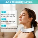 Massaggiatore Cervicale Collo, 5 Modalità 15 Livelli Elettrico Sollievo dal Dolore al Collo, Ricaricabile Neck Massager con Terapia Calore 42°C Massaggiatore Collo e Spalle per Domestico, Ufficio - 4