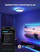 Lepro AI Smart Ceiling Light 24W, 1800LM, RGB & Tunable White, Music Sync, Voice Control, IP44 Waterproof for Bathroom, Bedroom, Living Room, Ø29cm, Works with Alexa & Google Assistant - 6