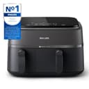 Philips Airfryer DualBasket - Cocina sano, rápido y versátil, 9L de capacidad, pantalla táctil, diseño con 2 cestas (NA350/00) - 2