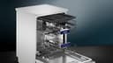 Siemens SN23HW02ME iQ300, Freistehender Geschirrspüler 60 cm, Besteckschublade, Programm-Assistent, Oberkorb höhenverstellbar, Bestätigte Hygieneleistung, Maschinenpflege-Programm, aquaStop, Weiß - 3