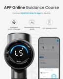 RENPHO Massage Gun Deep Tissue with Smart App and Bluetooth,Muscle Massage Gun with 5 Speeds 5 Massager Heads,10mm Amplitude Percussion Massager with Carry Case,for Gym Muscle Relaxation,Great Gifts - 2