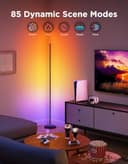 Govee LED Floor Lamp Black, RGBIC Modern Corner Lamp, Smart Standing Lamp with 61 Scene Modes,Music Sync, Corner Floor Lamp for Living Room, Bedroom - 3
