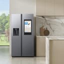 Samsung RS90F67BETEF Side-by-Side Kühl-Gefrierkombination, AI Kühlschrank mit Gefrierfach, 178 cm, 614 l, Eis-/Wasserspender mit Tank, Family Hub, AI Energy Mode & Voice Control, Edelstahl Look - 4
