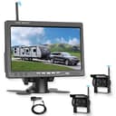 Kit Telecamera Per Retromarcia Wireless, Monitor LCD HD da 7" Con Antenna, 2 X Telecamera Posteriore Wireless, Impermeabile Versione Notturna,12-36 V telecamera retrovisore per camper, camper - 1