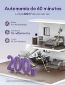 Ultenic U20 Aspiradora sin Cable 55Kpa/55Min, Cepillo Anti-Enredo Mejorado, Aspirador Escoba con Brazo Flexible, Limpieza Ultraprofunda Bajo Muebles sin Agacharse, para Alfombra/Pelo de Mascotas - 8