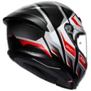 AGV K6 S Karve Premium Integralhelm Matt-Schwarz / Weiß / Rot S Carbon-Aramid Motorradhelm leicht mit Pinlock & Kommunikationsvorbereitung - 6
