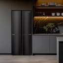 Fridgemaster MQ79394EB Freestanding American 4 Door Fridge Freezer 427L, Total No Frost, Inverter compressor, Black, 64.3D x 79.4W x 181.6H cm, E Rated - 16