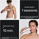 Braun Skin I·Expert Epilatore Luce Pulsata Smart, Epilazione Laser Peli Donna A Casa, Riduzione Permanente Peli, App Gratuita, Pochette, Mini Depilatore Viso, Rasoio Gillette Venus, 4 Testine, PL7432 - 4