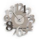 Giallobus - Orologio Bilay - Carved - Legno Mdf - Premium 30x30‎‎cm - 06 - Sand - Artigianale Made in Italy - Silenzioso - Idea regalo - Moderni doppio livello - 1