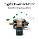 Samsung RL38A7B5BS9/EG Bespoke Kühl-/Gefrierkombination, 203 cm, 387 ℓ, 35 dB(A), Space Max Technologie, Twin Cooling+, Cool Select+, Metal Cooling, No Frost+, Edelstahl Look - 7