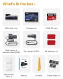 GKU 4K+1080P Dash Cam Front and Rear, 5Ghz Wi-Fi & GPS, WDR, Dual Car Camera with 1.47” IPS Screen, Dashcam with 64GB SD Card, Starlight Night Vision, 24H Parking Mode, G-Sensor,Max 512GB - 8