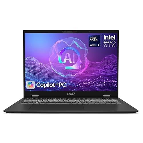 MSI Prestige 16 AI+ Evo B2VMG-024IT Notebook Copilot+ 16" OLED UHD+ 60Hz, Intel Core Ultra 7 258V, Intel Arc, RAM 32GB LPDDR5X 8533MHz, 1TB SSDPCIe4, 99Whr, Win 11 Home Layout e Garanzia ITA Grigio