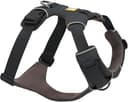 RUFFWEAR Front Range Medium Reflective Y Harness - Adjustable Comfortable Padded Everyday Dog Walking & Running Harness - 2 Lead Attachments & V Ring, Size M, Basalt Grey - 1
