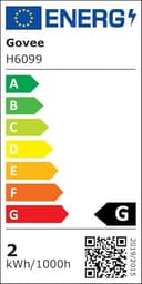 Govee TV Hintergrundbeleuchtung 3 Lite mit Fish-Eye Korrektur Funktion, Sync für 55-65 Zoll TVs, 3,6M RGBICW WiFi TV LED Strip mit Kamera, 4 Farben in 1 Lampenperle, Sprach- & APP-Steuerung - 11