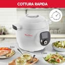 Moulinex Cookeo+ Multicooker Intelligente, 150 Ricette Pre-Programmate, 6 Modalità di Cottura, Capacità 6 Litri, 1600W, Bianco, CE85CA - 5