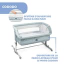 Chicco Next2Me Dream Baby Cot for Newborns, Co-sleeping Cot, Side Bed, with Mattress, Foldable, Height Adjustable, 4 Wheels and Travel Bag, 0-6 Months, 9 kg, Light Blue - 4