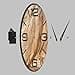 Giallobus - Orologio Bilay - Simple relief - Legno Mdf - Premium 60x60cm - n.13 Wood section - Artigianale Made in Italy - Silenzioso - Idea regalo - Moderni doppio livello - 5