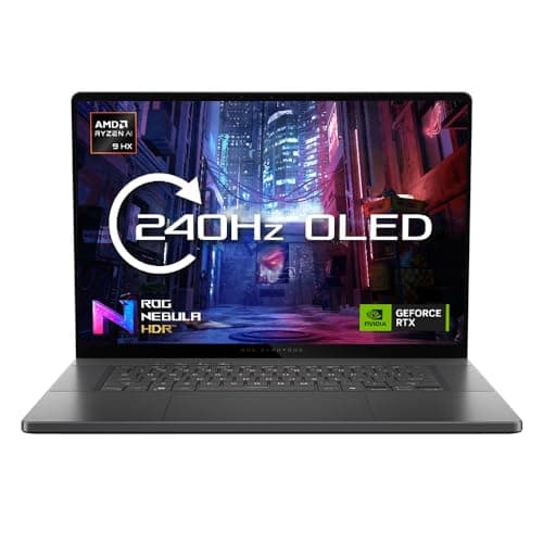 ASUS ROG Zephyrus M16 GA605WV 16.0' WQXGA 240Hz 500nits OLED Gaming Laptop (AMD Ryzen AI 9 HX 370, NVIDIA GeForce RTX 4060, 32GB RAM, 1TB PCIe SSD, Windows 11 Home)