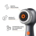 Brushot Gesichtsreinigungsbürstenkopf für Herren, kompatibel mit Clarisonic Mia 1, Mia 2, Mia Fit, Alpha Fit, Smart Profile Uplift und Alpha Fit, 4 Stück - 3