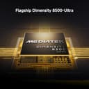 POCO X8 Pro, Smartphone 12+512 GB, Flagship Dimensity 8500-Ultra, 6500mAh (typ) battery, ultra-bright AMOLED display, 50MP Sony IMX882 with OIS, Black, 1 year extra warranty, Charger Not Included - 9