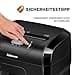 Fellowes FS-15C Cross Cut Paper Shredder, 15 Sheets, P4, 19L Pull Out Container, High Security Paper Shredder for Home & Office, Quiet & Powerful, Black - 4