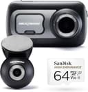 Nextbase 522GW Dash Cam Front and Rear Camera - 2K 1440p Car Camera Dashcam - WiFi, GPS, Bluetooth, Night Vision, Voice Control, Parking Mode, Emergency SOS, IPS Touch Screen - 64GB Micro SD Included - 1