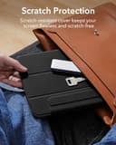 ESR for iPad Pro 13 inch Case M5/M4 (2025/2024), Powerful Magnetic Attachment, Slim Trifold Stand, Supports Pencil Pro and Pencil (USB-C), Auto Wake/Sleep, Durable Protection, Rebound Series, Black - 9