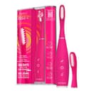 FOREO ISSA 4 cepillo de dientes eléctrico sónico recargable 4 en 1 con USB, cabezal extra, silicona suave, blanqueador dental, impermeable, ideal para viaje, limpieza profunda - Fuchsia - 1