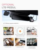 VANTRUE E1 Pro 4K HDR STARVIS 2 Dashcam Auto vorne, 5Ghz WLAN Mini Dash Cam mit CPL, GPS Sprachbefehle, 15Sek. Puffer Parküberwachung, Prima Nachtsicht, 1.54 Zoll 160°Versteckte Autokamera, max. 1TB - 8